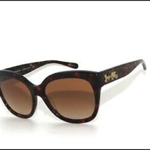 COACH Brown Polarized Sunglasses
